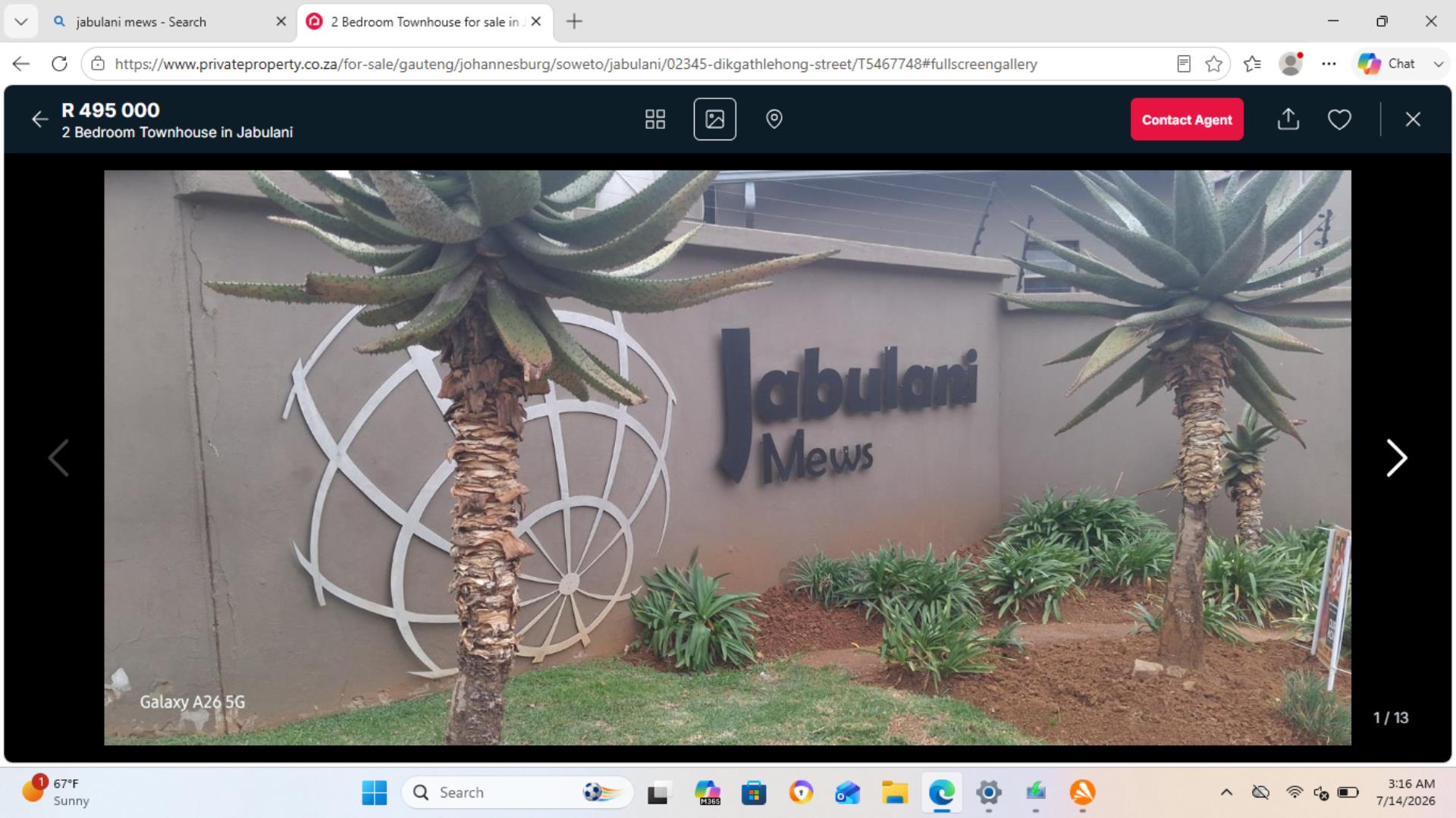 2 Bedroom Apartment for Sale in Sophiatown, Johannesburg - Gauteng